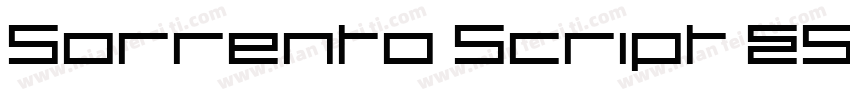 Sorrento Script ES字体转换